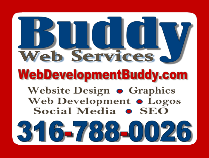 Door Magnet Graphic for Buddy Web Services - Derby KS