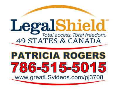 Legal Shield Rep - Patricia Rogers, So. Florida