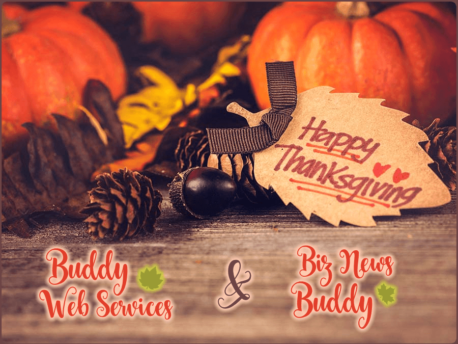Happy Thanksgiving from the Buddy Crews to your!