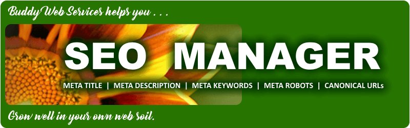 SEO Manager - META Title - META Description - META Keywords - META Robots - Canonical URLs